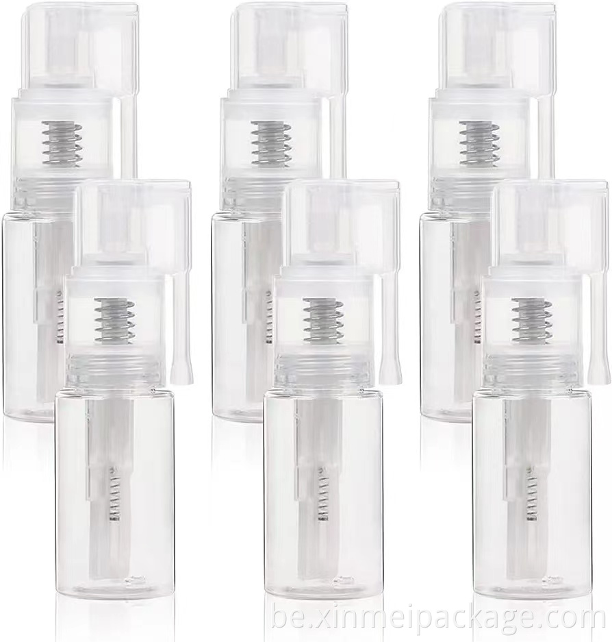 Пластыкавая бутэлька з распыляльнікам парашка plastic powder spray bottle